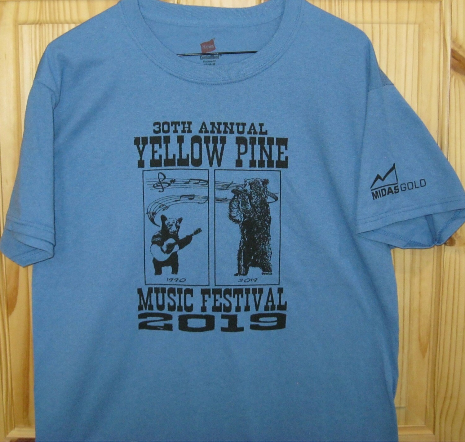 Denim Blue 2019 Festival T-shirt Denim Blue 2019 Festival T-shirt