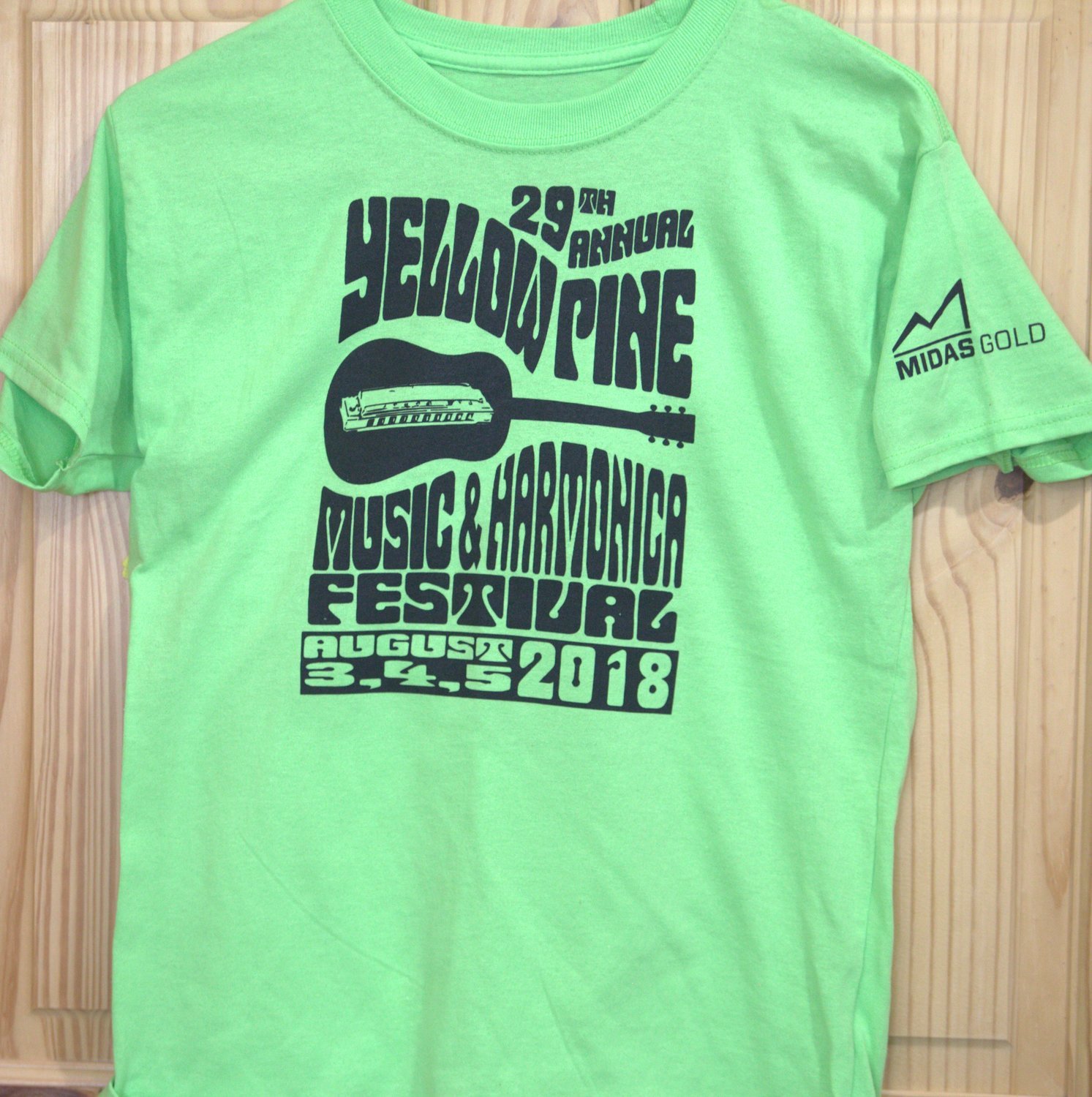 2018 Lime Green Festival T-shirt 2018 Lime Green Festival T-shirt