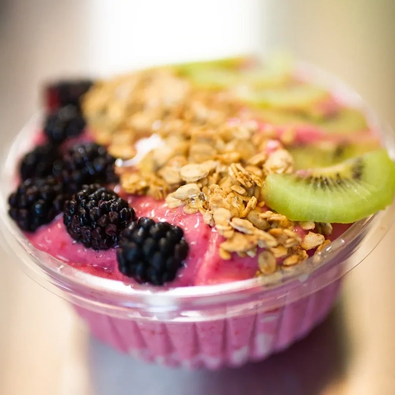 kwench juice cafe store, tropical bowl