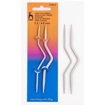 PONY CABLE STITCH NEEDLES BENT 2-5.00MM