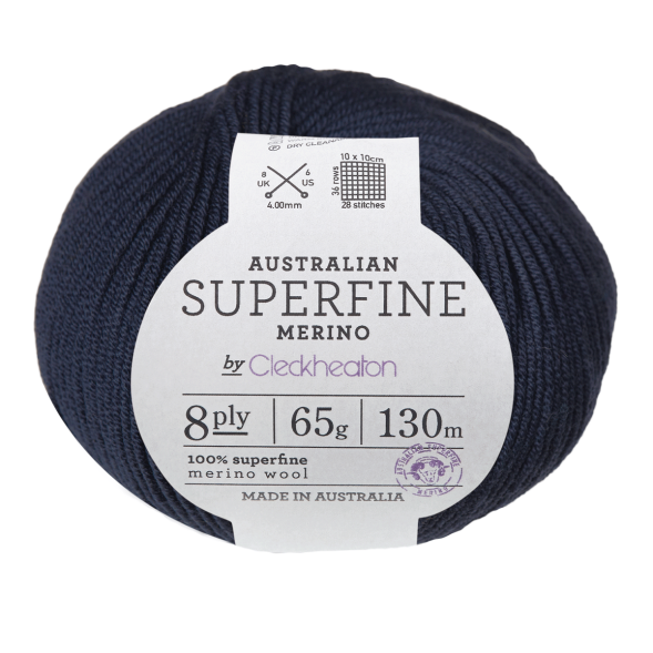 Cleckheaton Superfine Merino 8 PLY