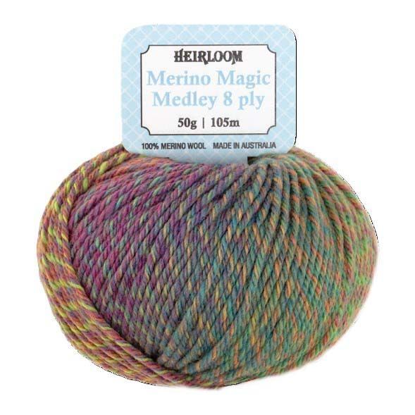 Heirloom Merino Magic Medley 8 PLY Heirloom Merino Magic Medley 8 PLY