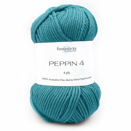 Fiddlesticks PEPPIN 4 - 4ply Australian Fine Merino Wool