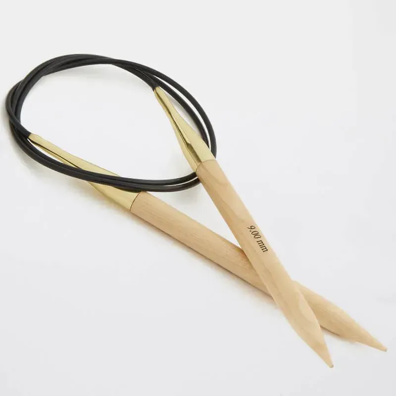 KnitPro Basix Wood Fixed Circular Needle