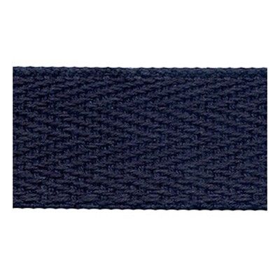 Cotton Webbing, name: Navy 25mm