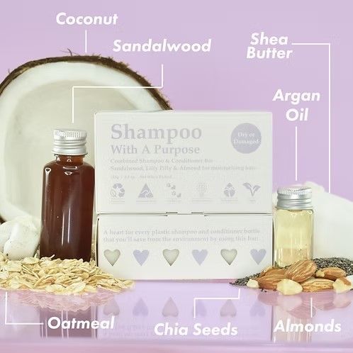 Shampoo with a Purpose -  Dry or Damaged Shampoo & Conditioner Bar Copy