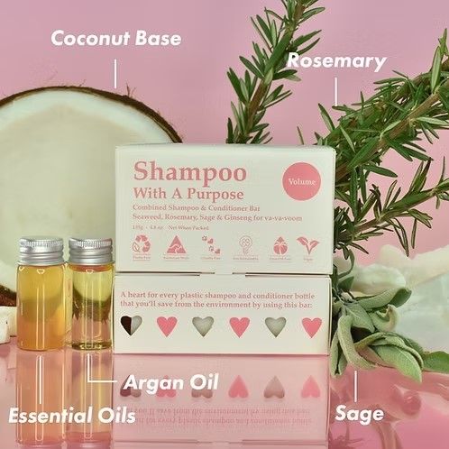 Shampoo with a Purpose - Volume Shampoo & Conditioner Bar