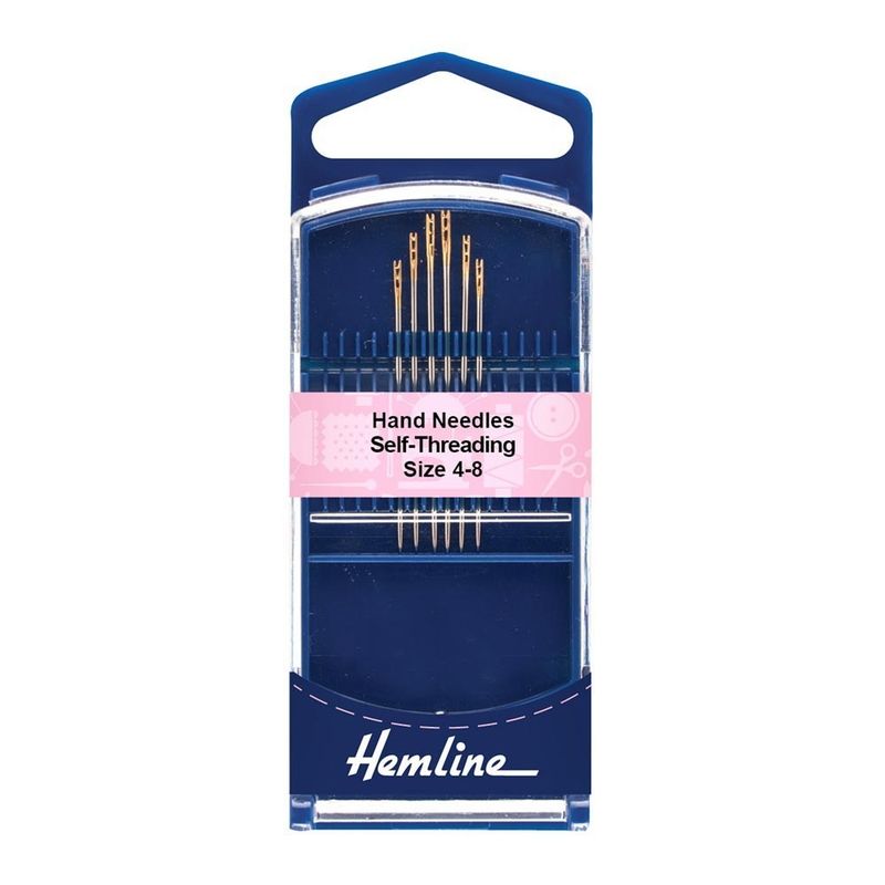 Hand Needles Self Threading Size 4-8