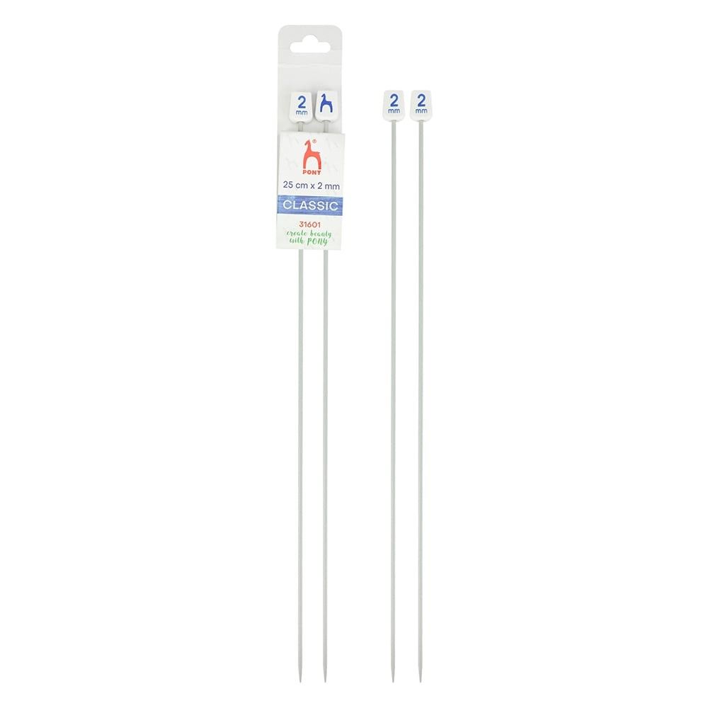 Pony Classic Single Point Knitting Needles Pony Classic Single Point Knitting Needles, name: 25cm 2mm