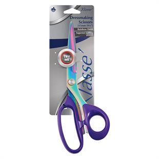 Klasse Dressmaking Scissors Rainbow 9in