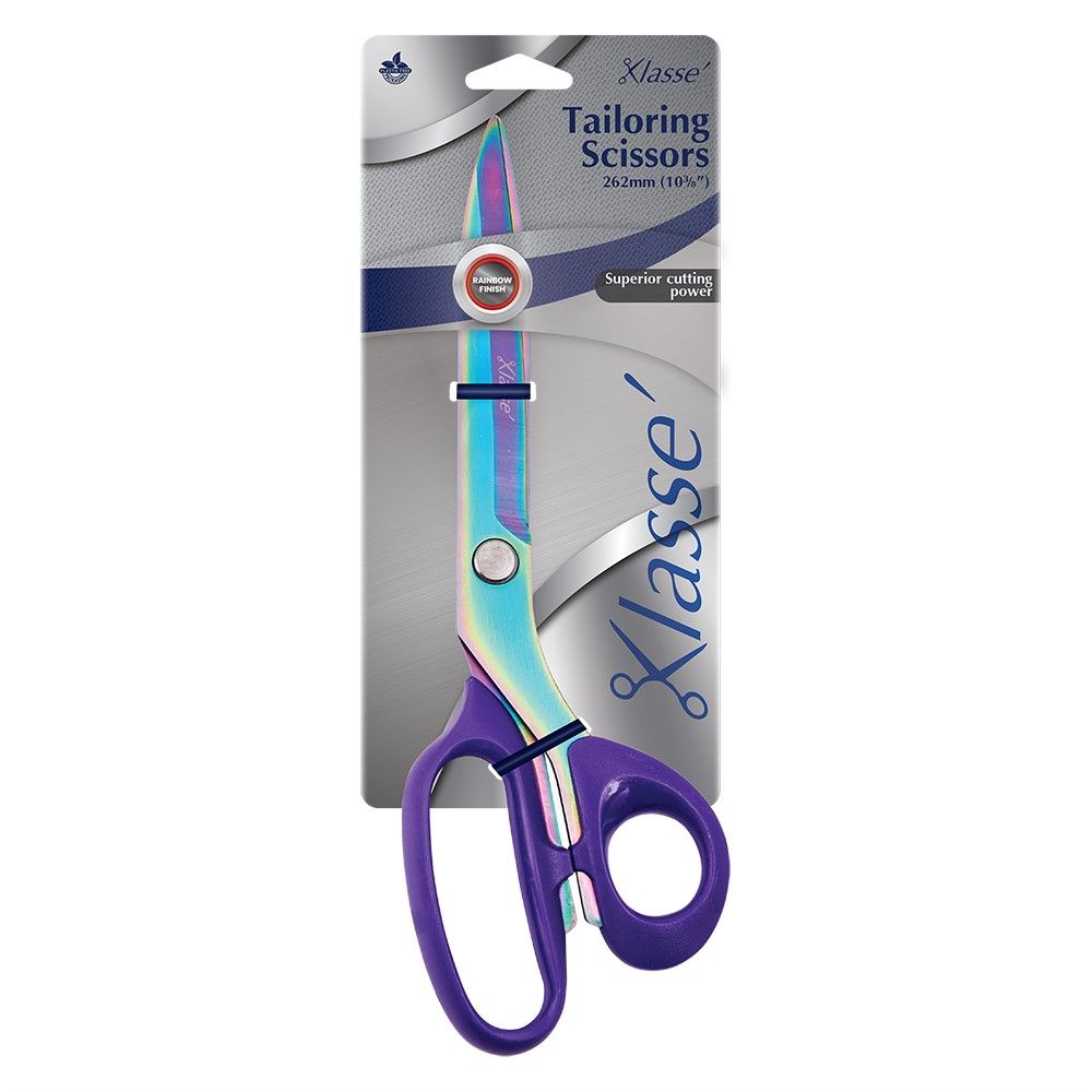 Klasse Tailoring Scissors Rainbow 10in