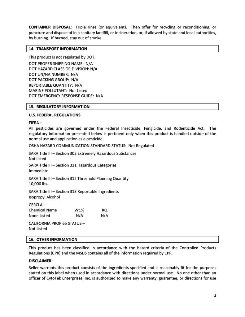 AgraRouse Phytohormone Solution