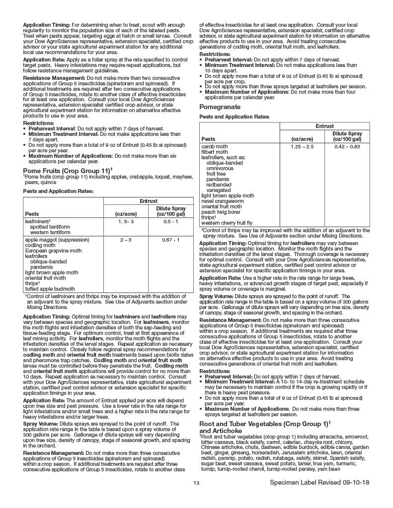 Entrust Naturalyte Insect Control