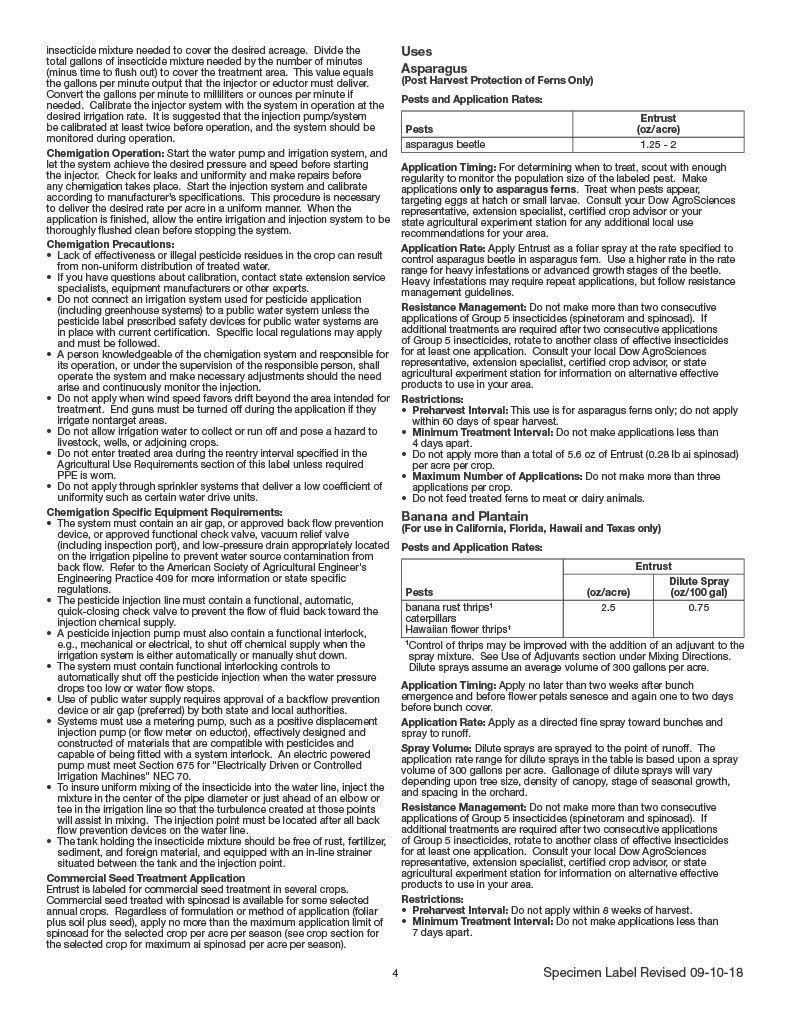 Entrust Naturalyte Insect Control