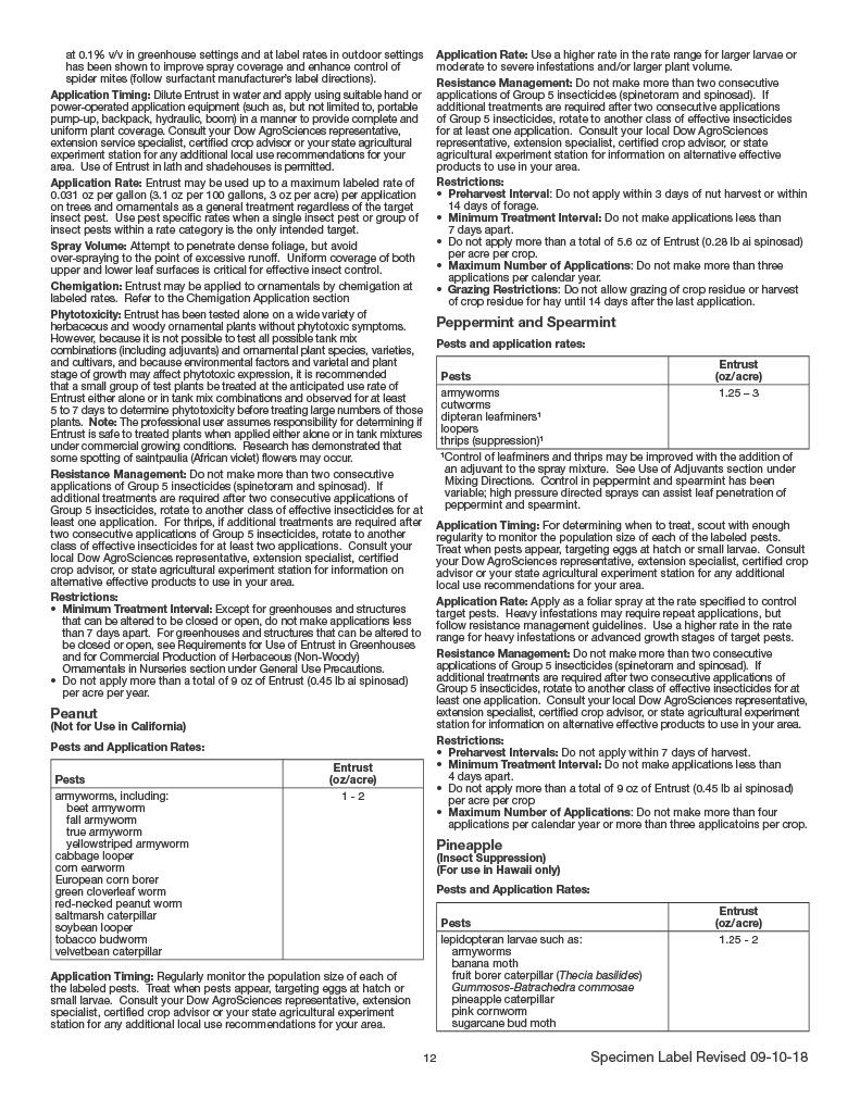 Entrust Naturalyte Insect Control