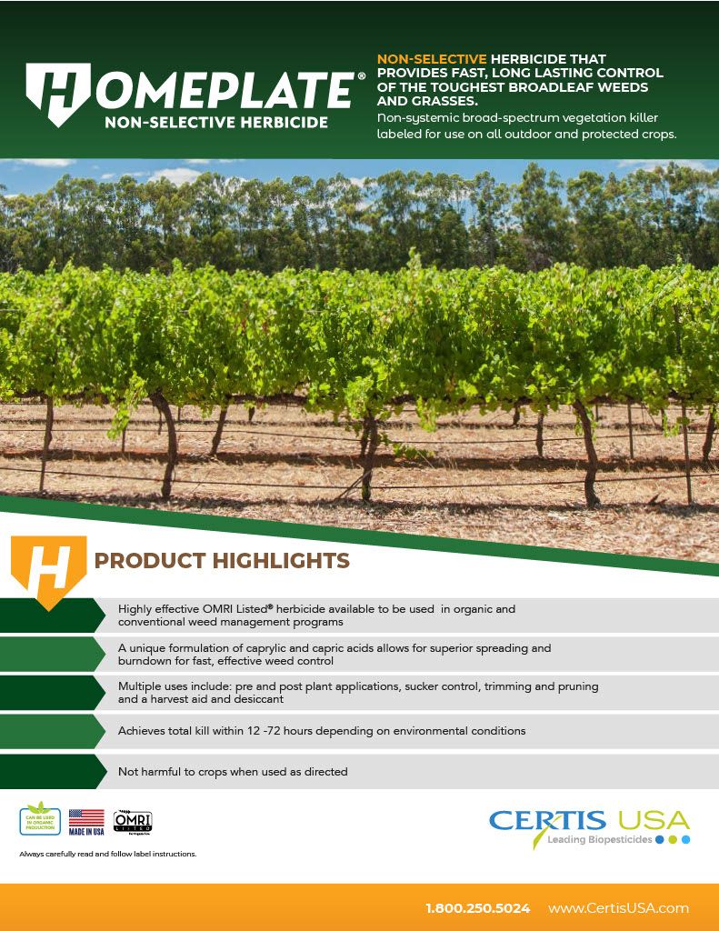 Homeplate OMRI Herbicide