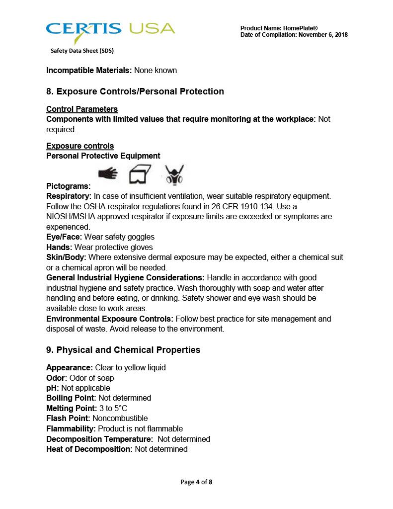 Homeplate OMRI Herbicide