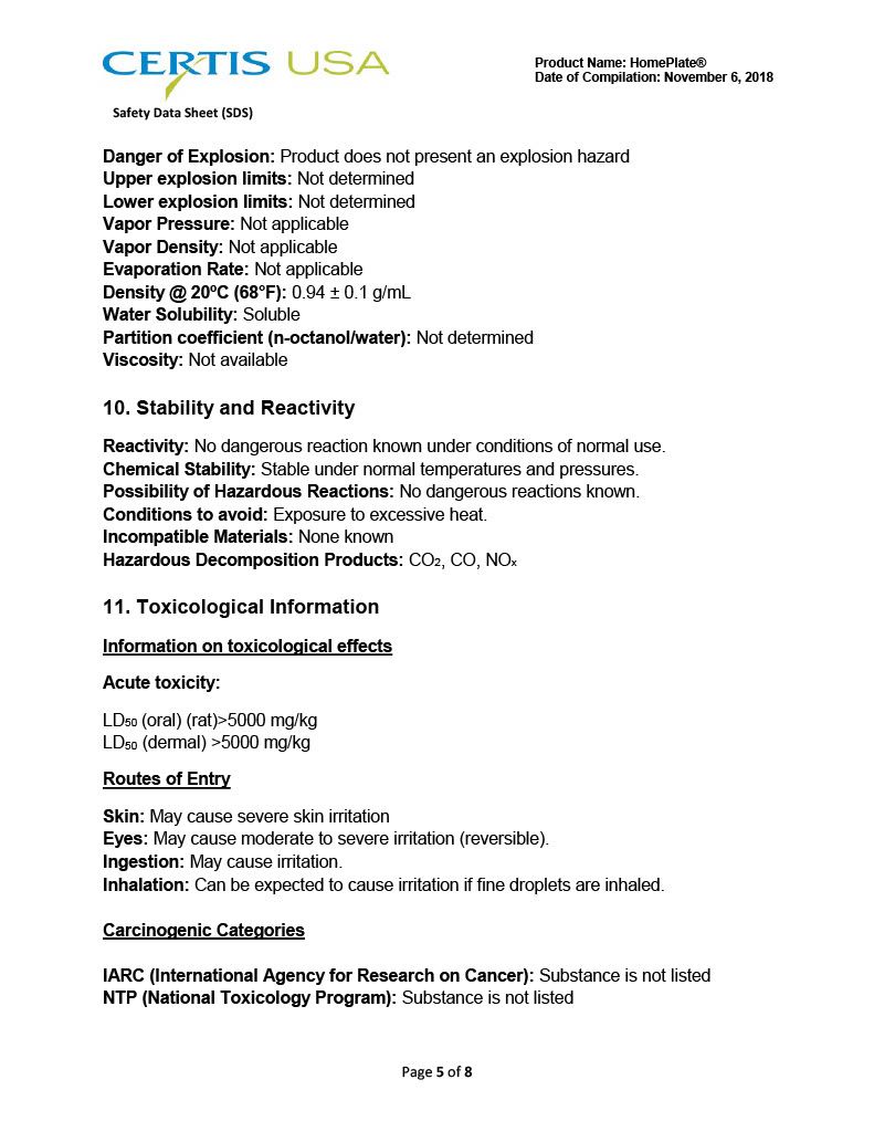 Homeplate OMRI Herbicide