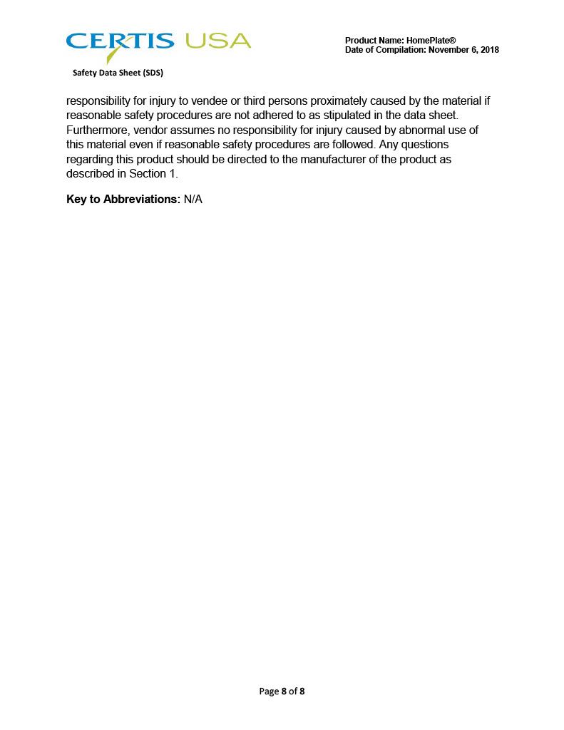 Homeplate OMRI Herbicide