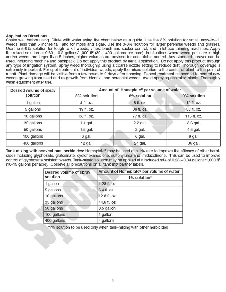 Homeplate OMRI Herbicide