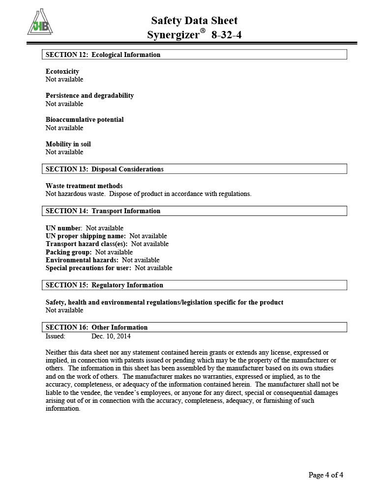 Synergizer 8-32-4