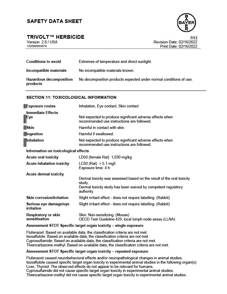 Trivolt Herbicide