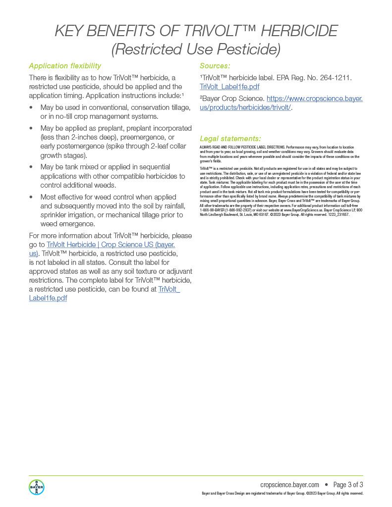 Trivolt Herbicide