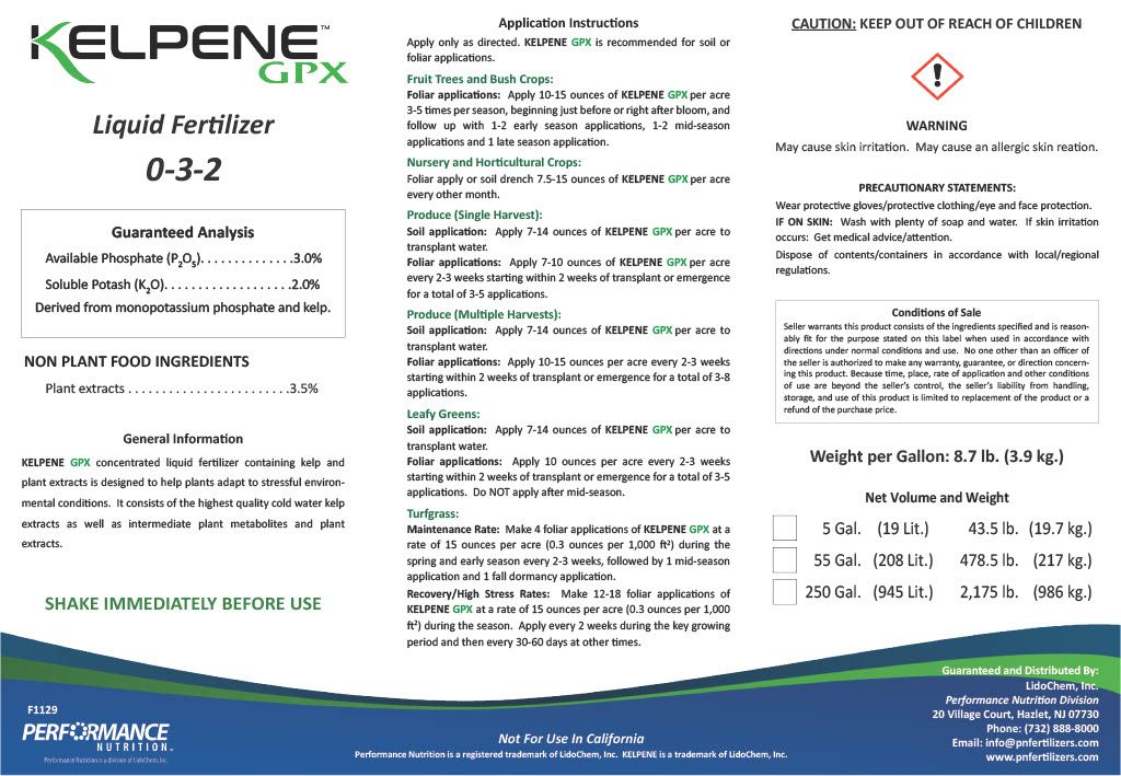 Kelpene GPx 0-3-2