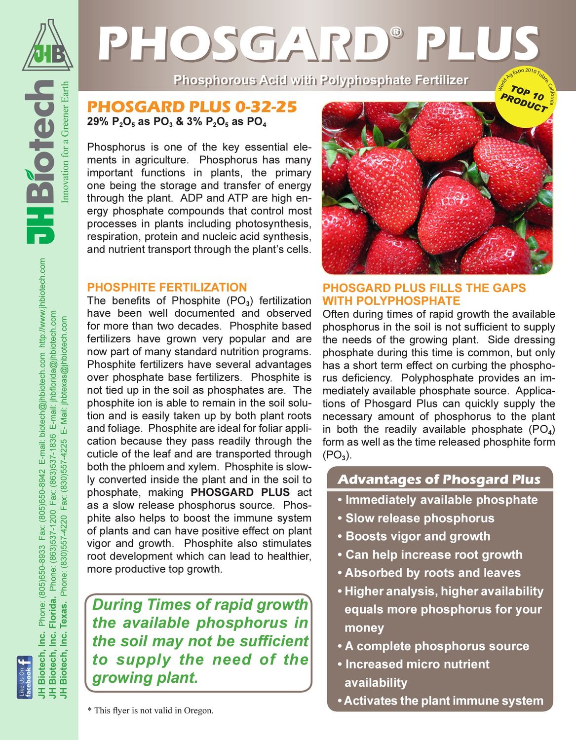Phosgard 0-28-25 (JH Biotech)