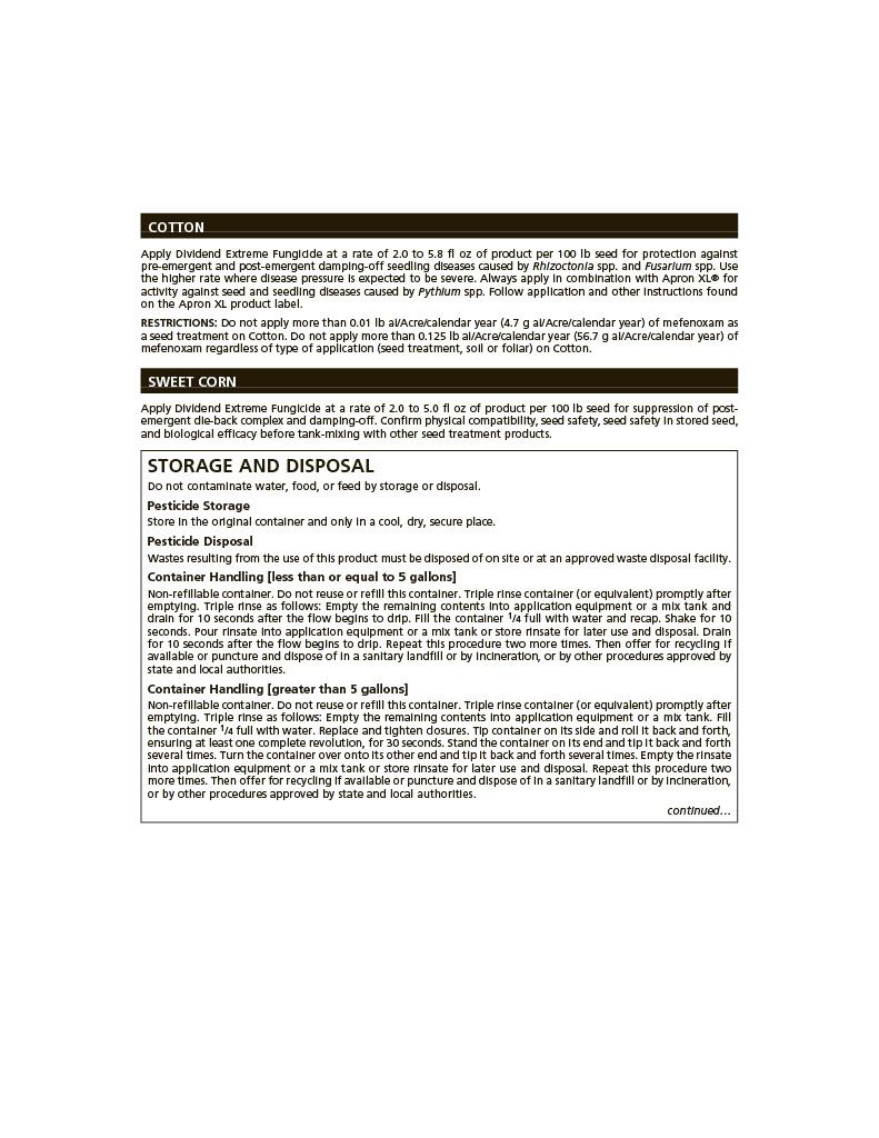 Dividend Extreme (Syngenta)