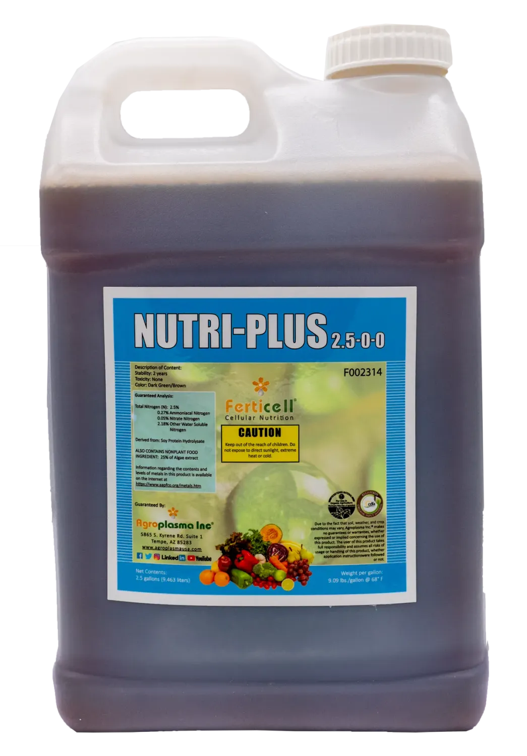 Nutri-Plus 2.5-0-0