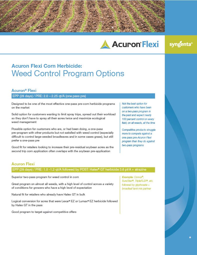Acuron / Acuron Flexi / Acuron GT
