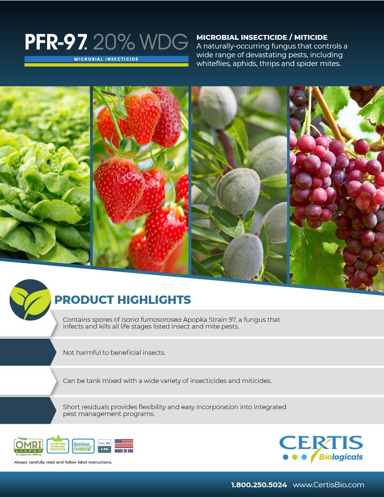 PFR-97 20% WDG Microbial Insecticide