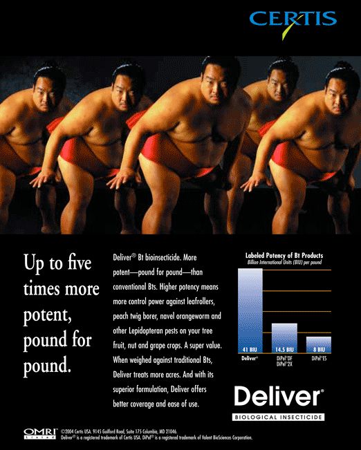 Deliver Biological Insecticide