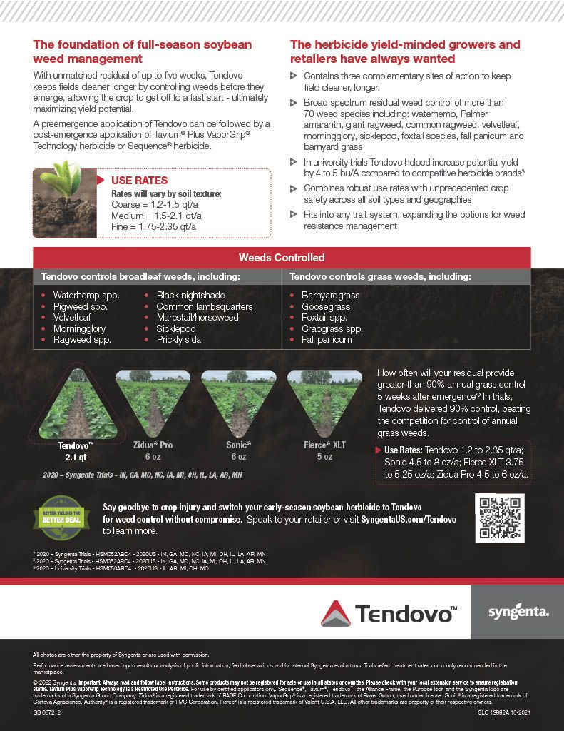 Tendovo (Syngenta)