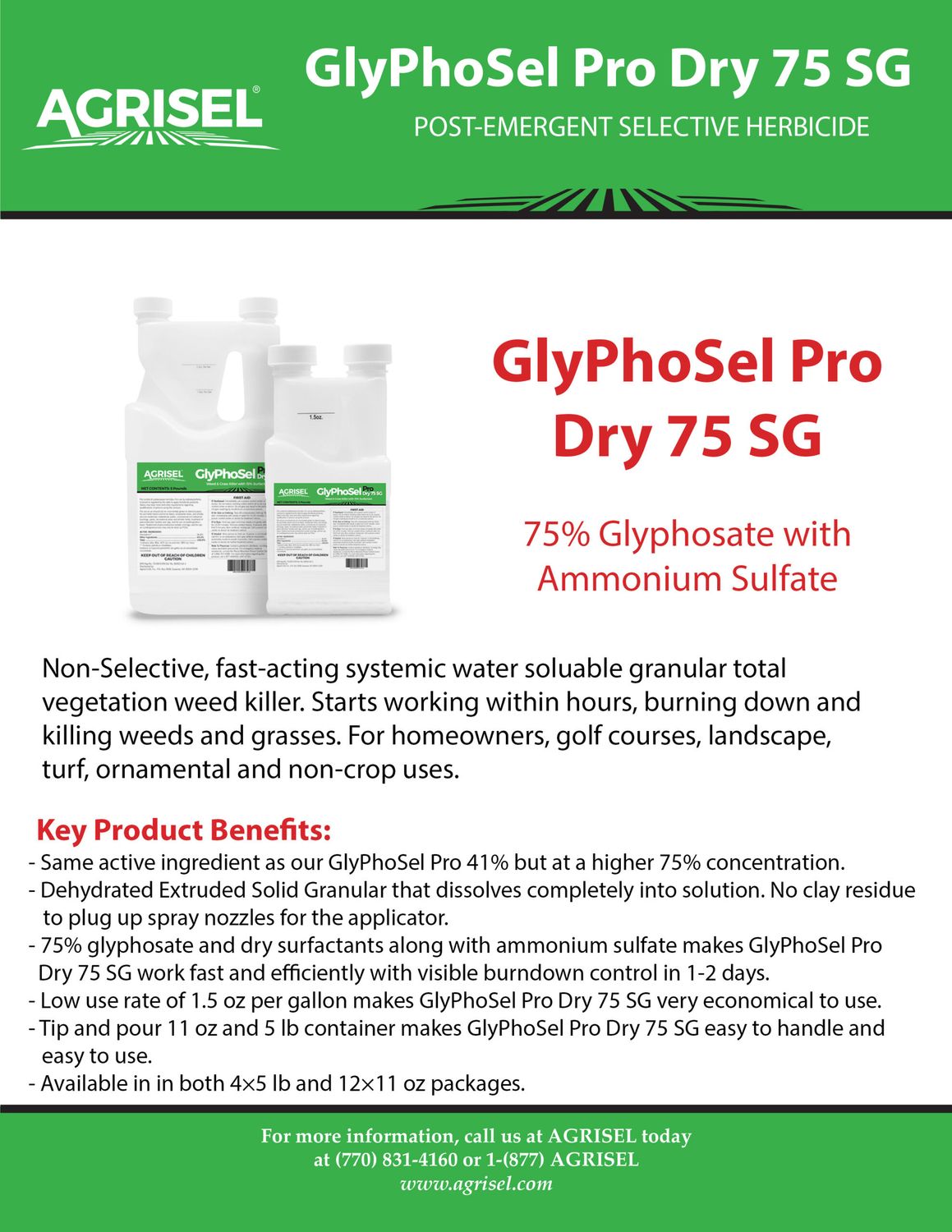 Agrisel GlyPhoSel Pro Dry 75 SG