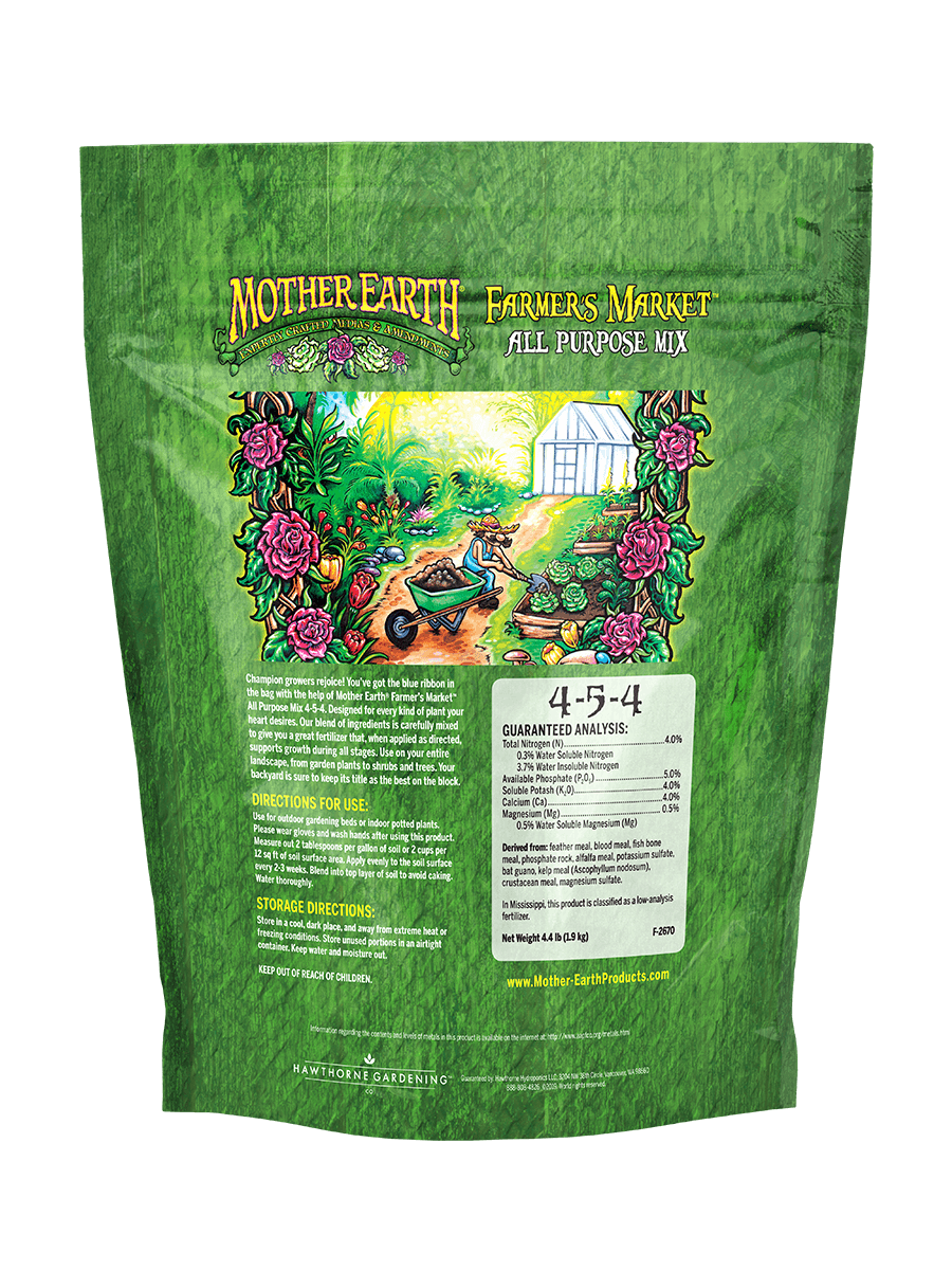 Mother Earth® Farmer&#39;s Market All Purpose Mix 4-5-4