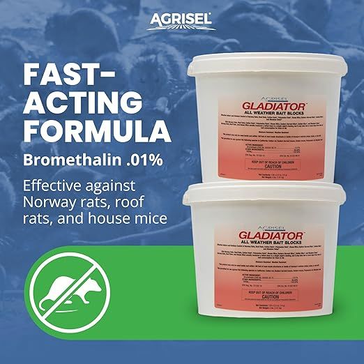 Gladiator Rodenticide (Agrisel)