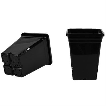 SUNPACK® Tall Square Pot - 9in x 9in