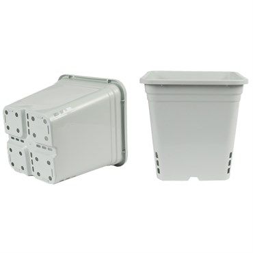 SUNPACK® Tall Square Pot 12"