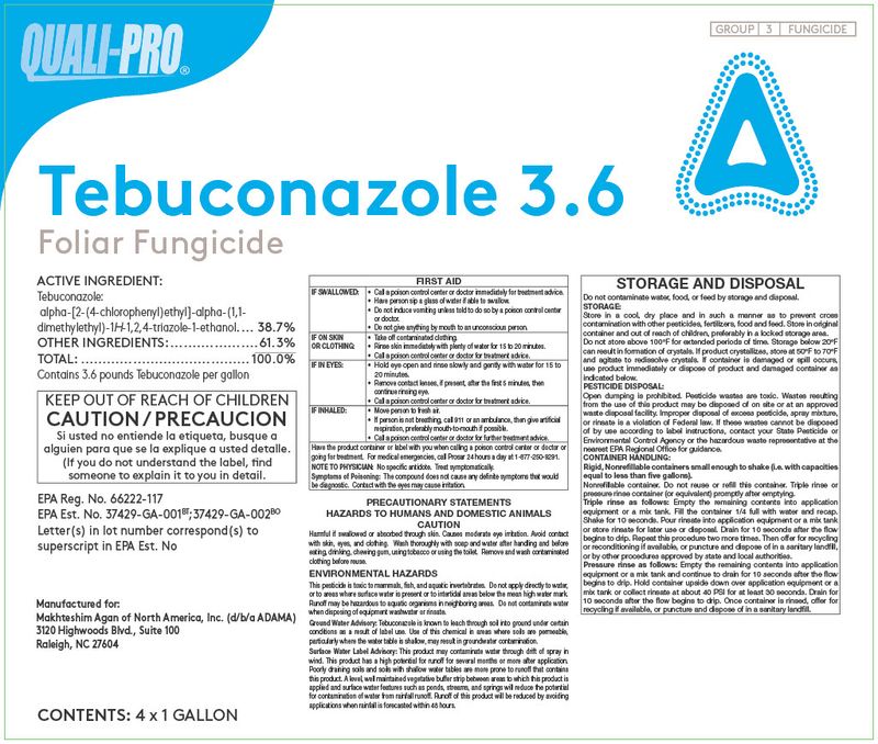 Quali-Pro Tebuconazole 3.6F