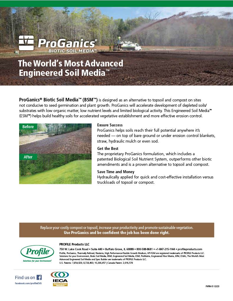 Profile® Wood Hydraulic Mulch Without Tackifier