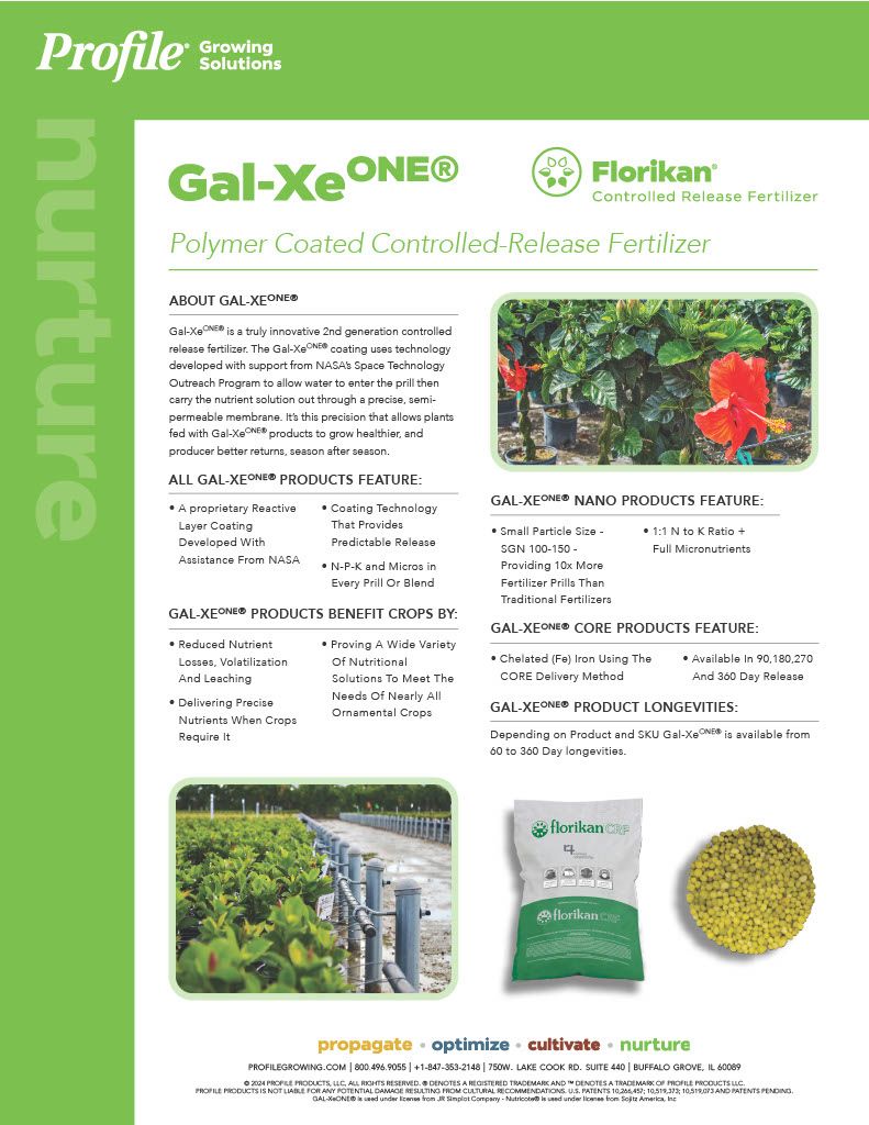 Florikan® CRF 16-5-11 NPK MAX w/GAL-XeONE™ CORE