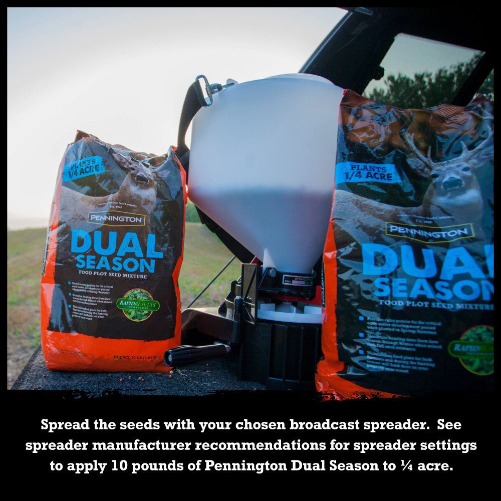 Pennington® RACKMASTER® Wildlife Dual Season Food Plot Seed Mixture