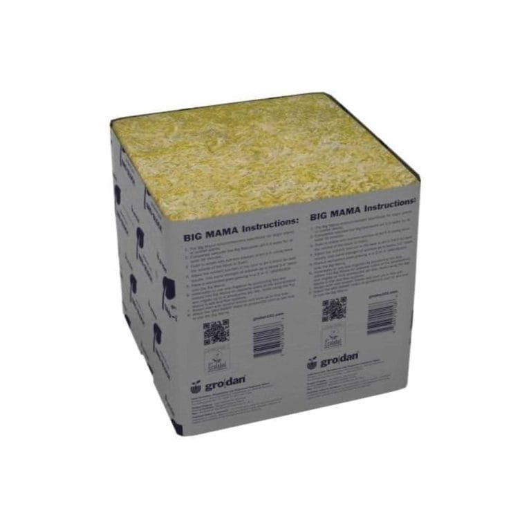 Grodan Improved Gro-Block Big Mama, 8 x 8 x 8, no hole, Case of 18