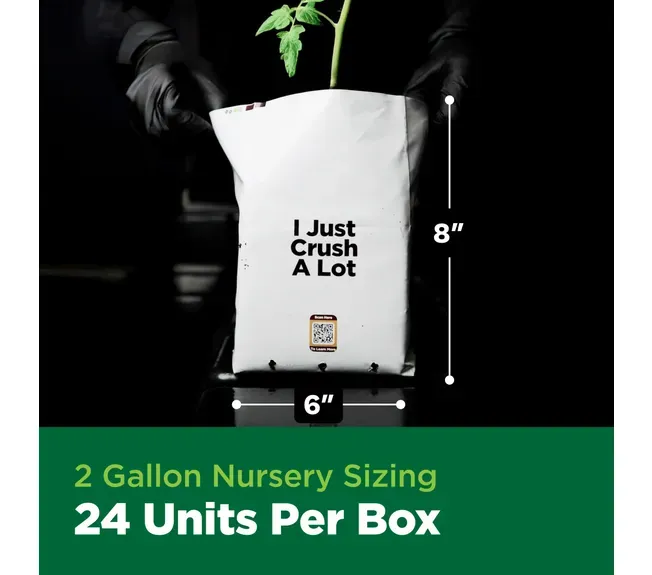 Char Coir Crush Pot 2 Gallon - Case of 24