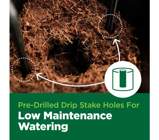 Char Coir Crush Pot 1 Gallon - Case of 24