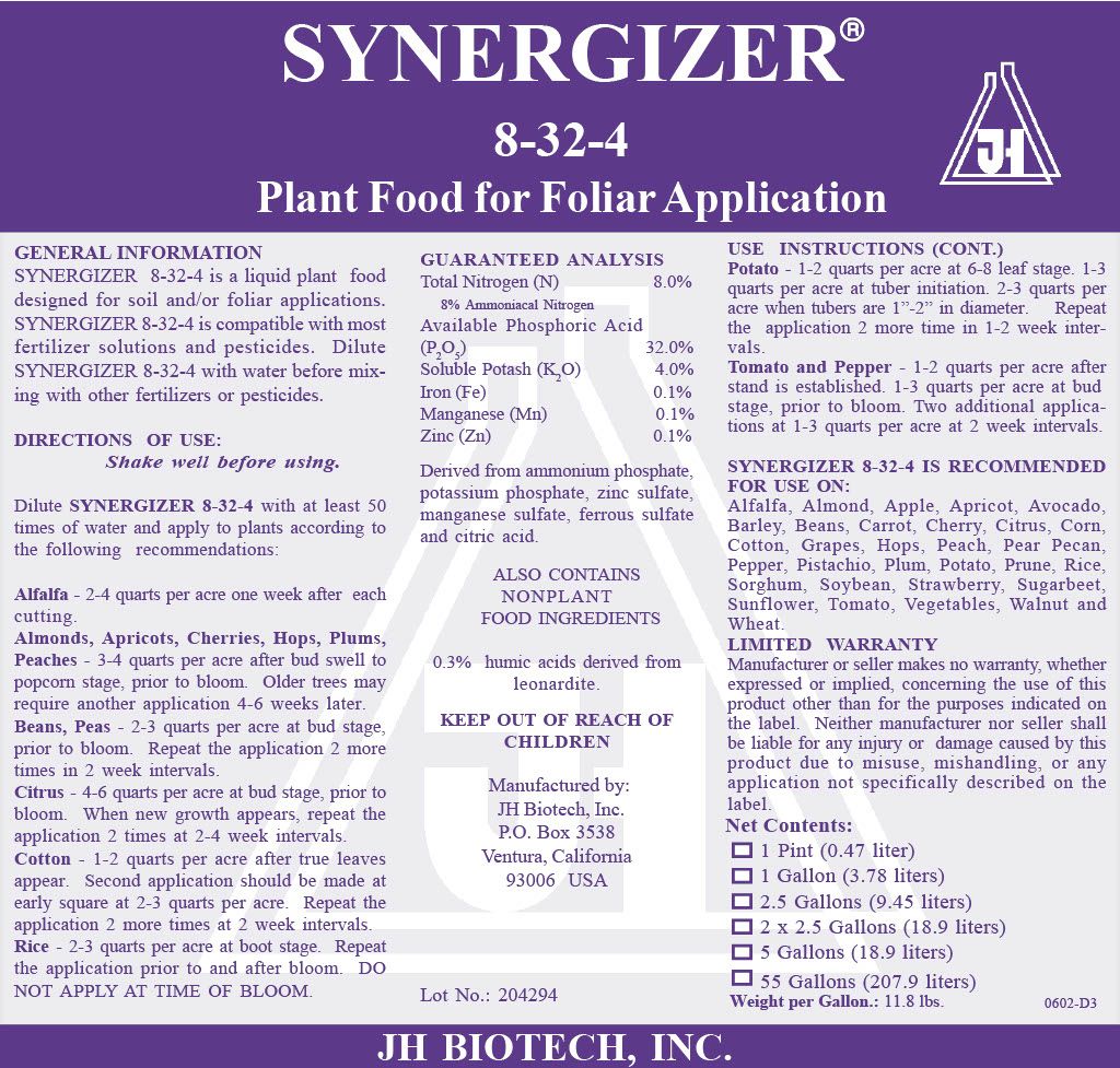 Synergizer 8-32-4