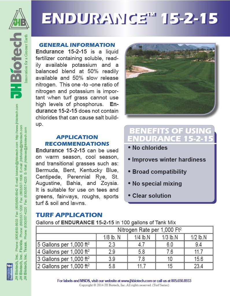 Endurance Liquid Fertilizer Line