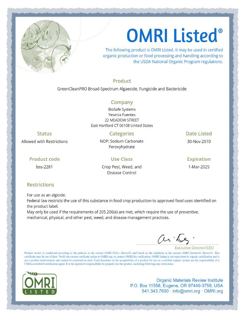 Green Clean Pro (Biosafe Systems)